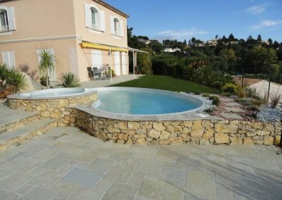 piscine jardin villa